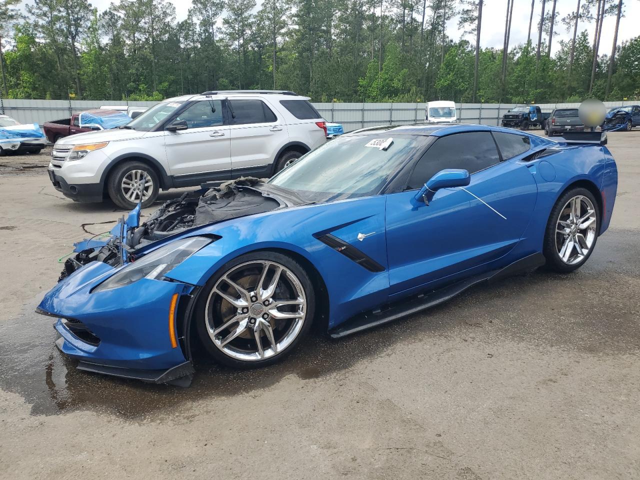 2014 Chevrolet Corvette Z51 2LT, VIN 1G1YJ2D70E5104588 — Front end