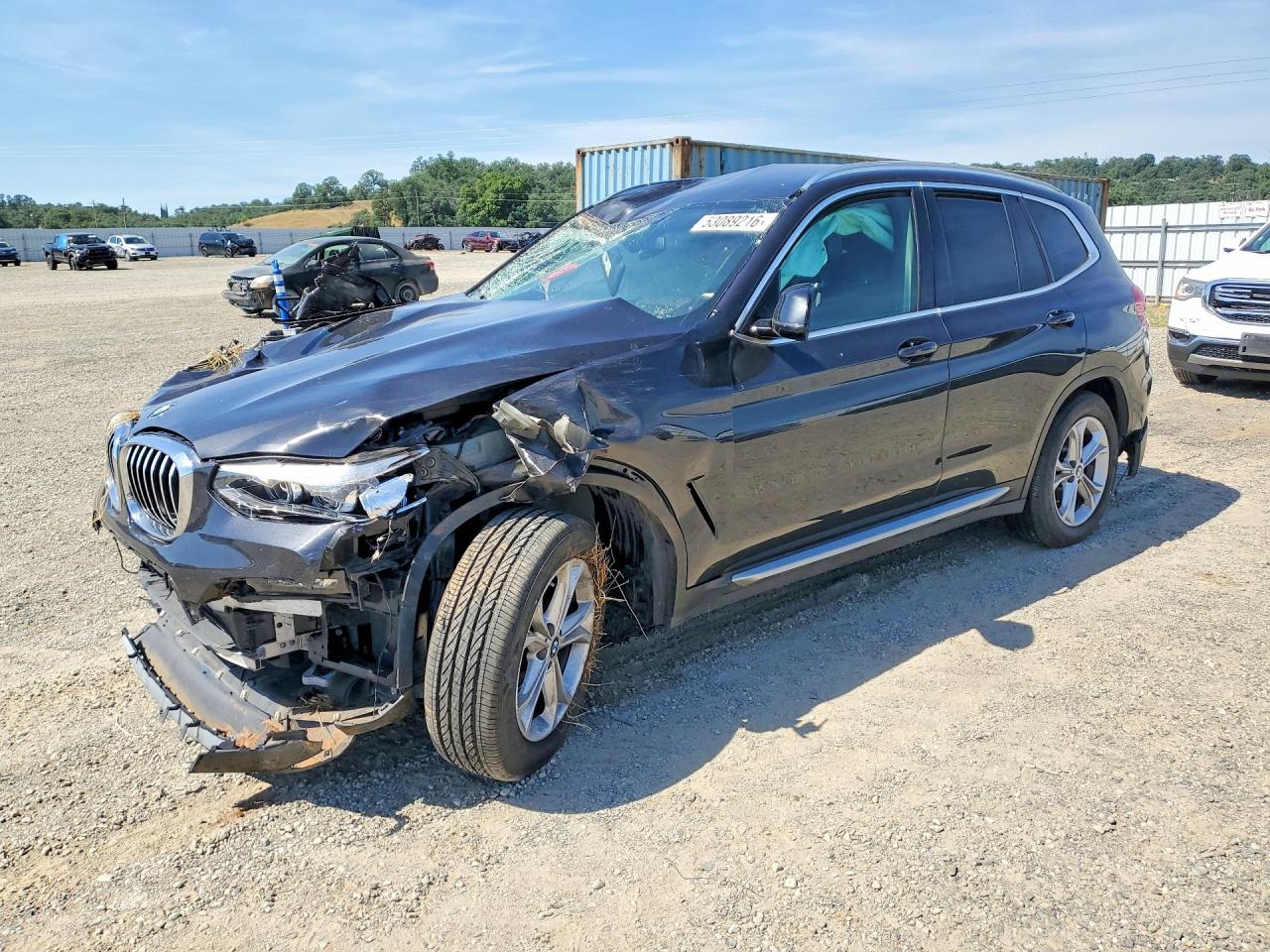 2021 BMW X3 sDrive30i, VIN 5UXTY3C00M9G36326 — Rollover