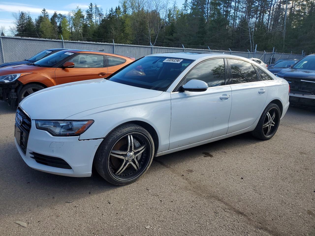 2012 Audi A6, VIN WAUFGCFC1CN141270 — Frame damage