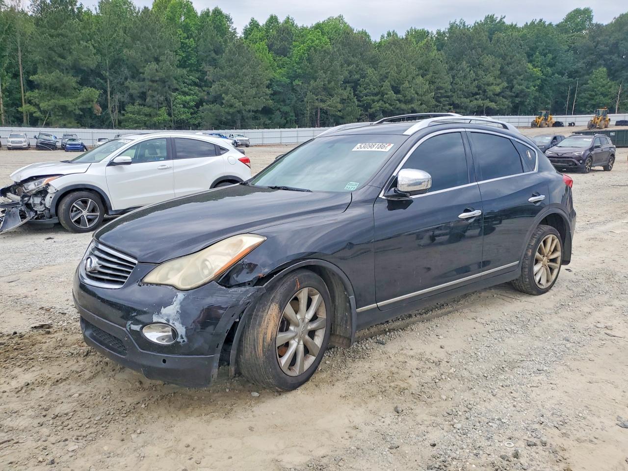 2009 Infiniti EX, VIN JNKAJ09F39M950933 — Rollover