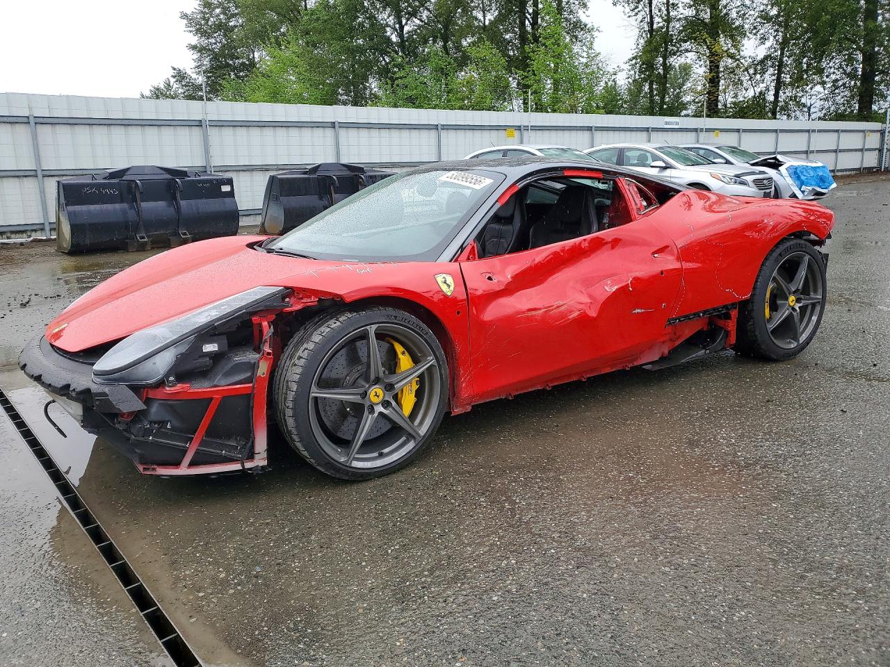2012 Ferrari 458 Italia, VIN ZFF67NFA1C0184504 — Front end