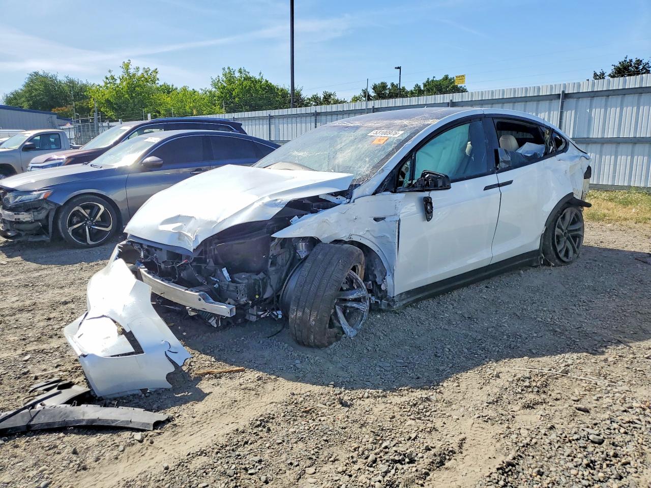 2026 Tesla Model X, VIN 7SAXCDE57TF480340 — Rollover