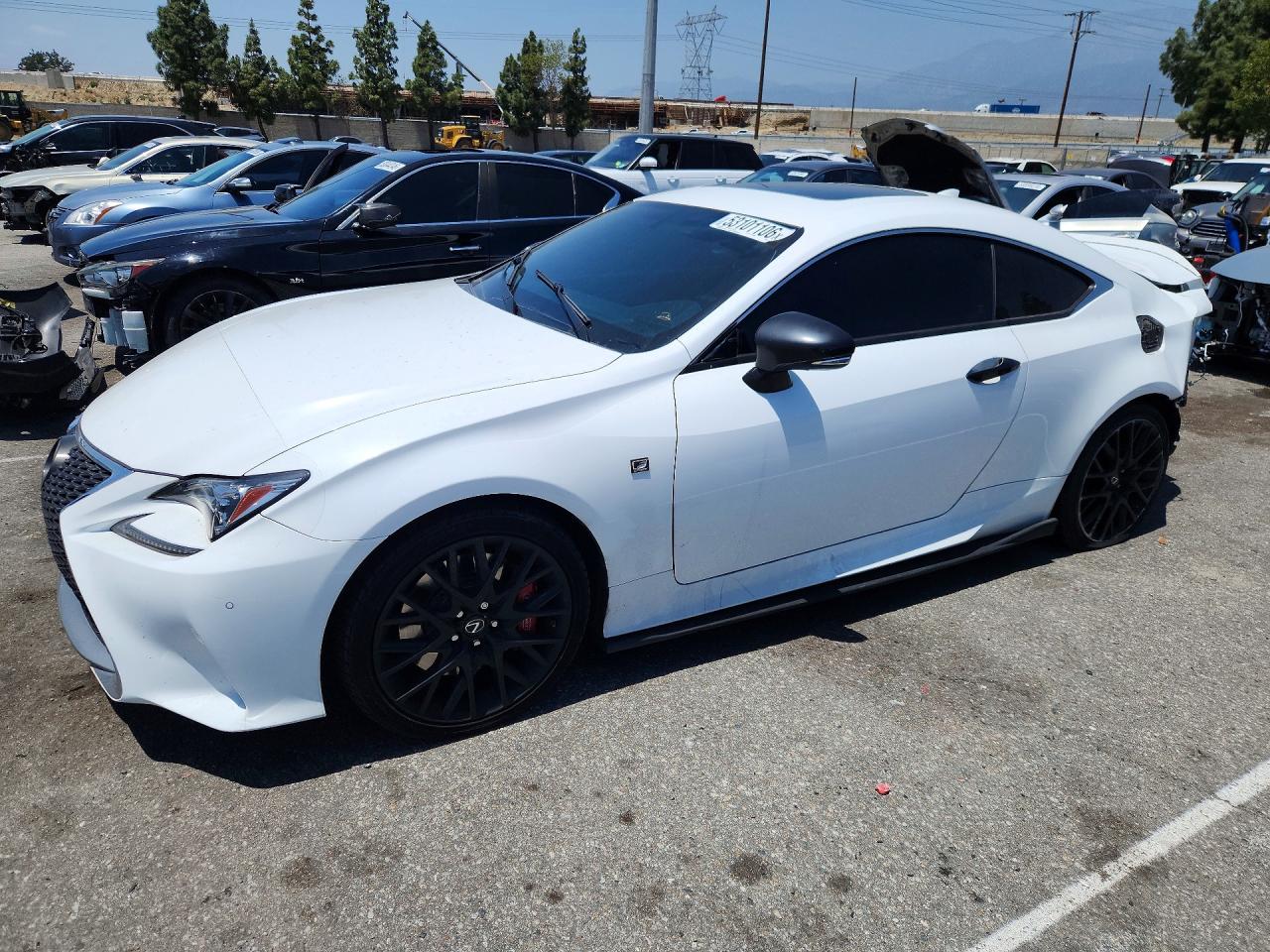 2017 Lexus RC 350 F Sport, VIN JTHHE5BC7H5017125 — Rear end