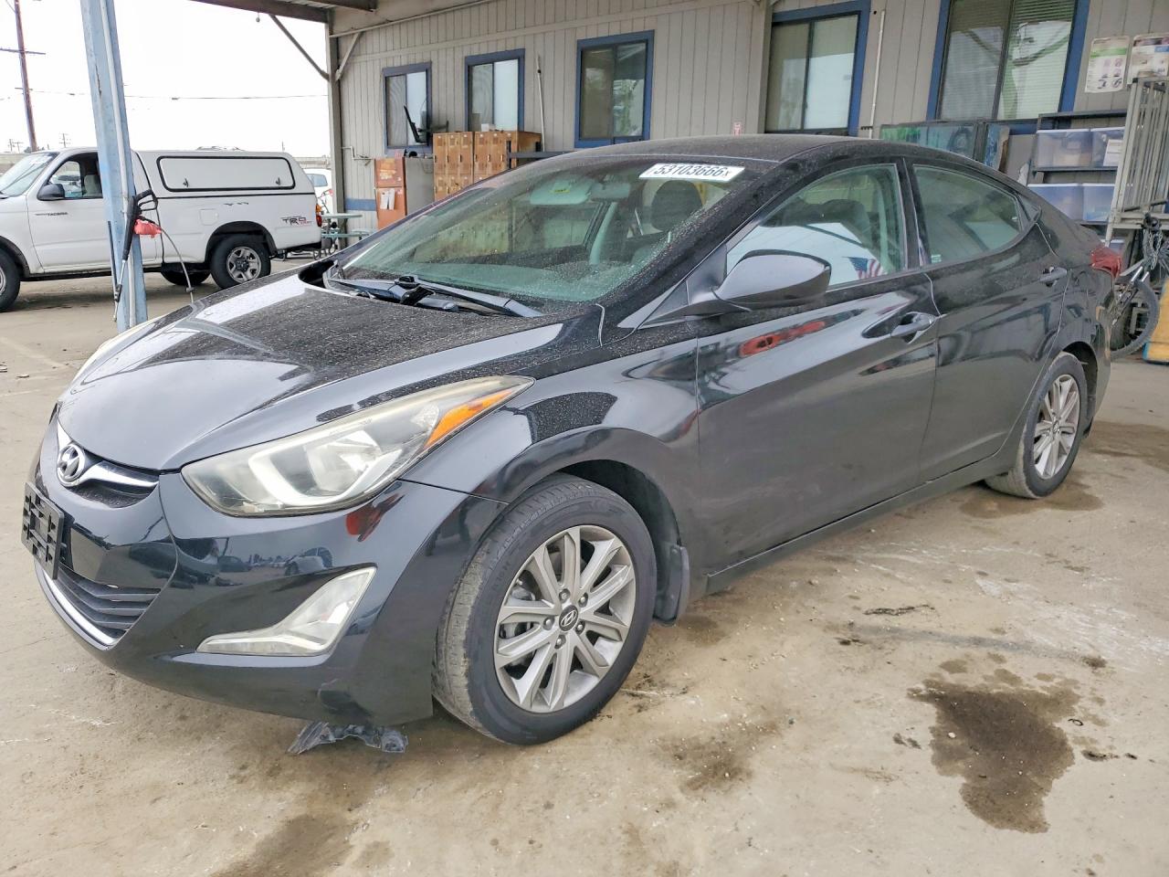 2014 Hyundai Elantra SE, VIN KMHDH4AE9EU172468 — Stripped