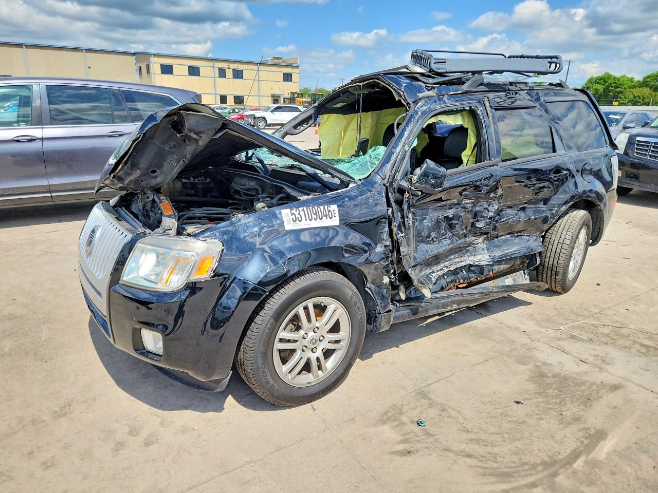 2010 Mercury Mariner Premier, VIN 4M2CN9H70AKJ04623 — Rollover