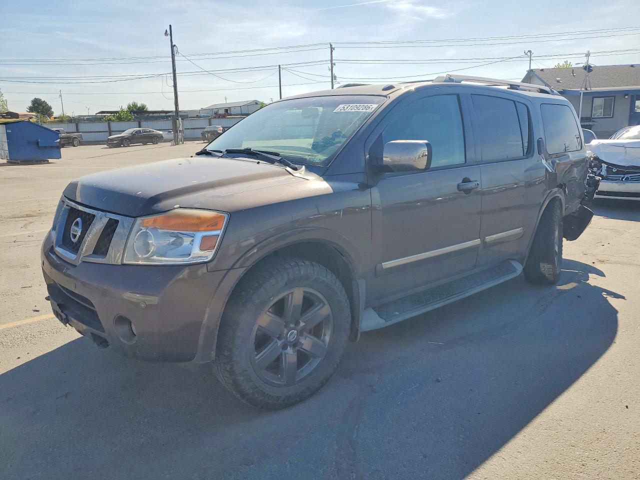 2014 Nissan Armada Platinum, VIN 5N1AA0NC3EN613188 — Rear end