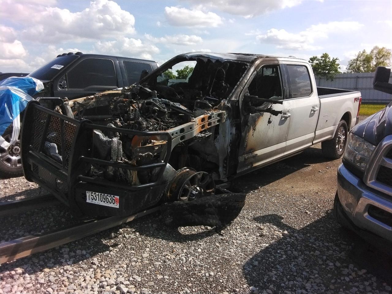 2020 Ford F-350 Lariat, VIN 1FT8W3BTXLEE60865 — Burn