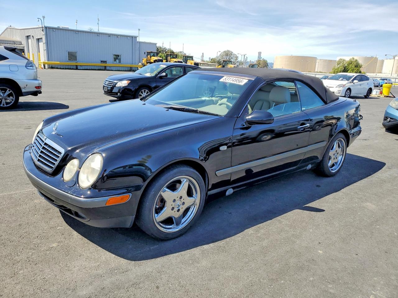 1999 Mercedes-Benz CLK 320/430, VIN WDBLK65G1XT014741 — Rear end