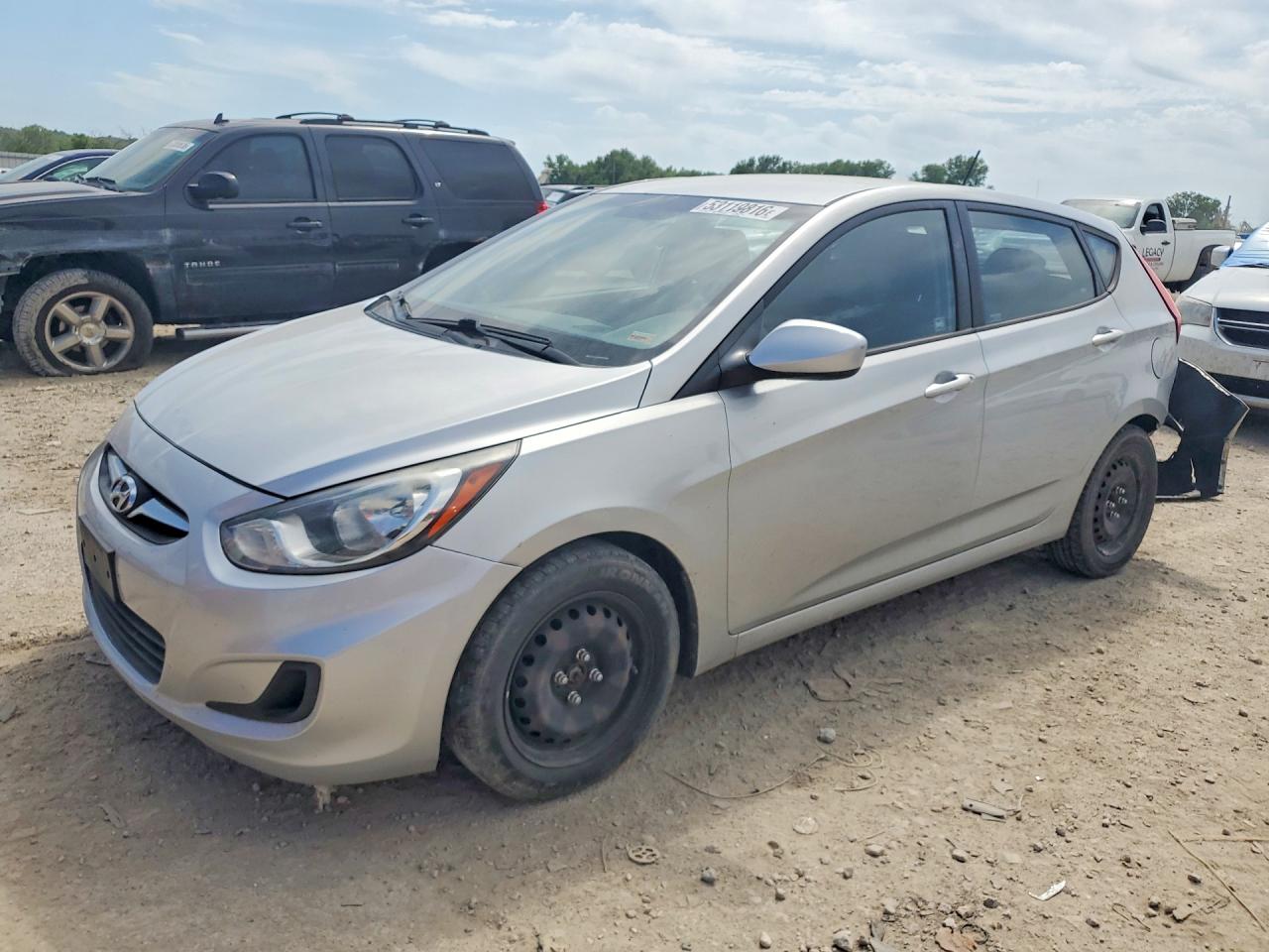 2012 Hyundai Accent GS, VIN KMHCT5AE9CU045488 — Rear end