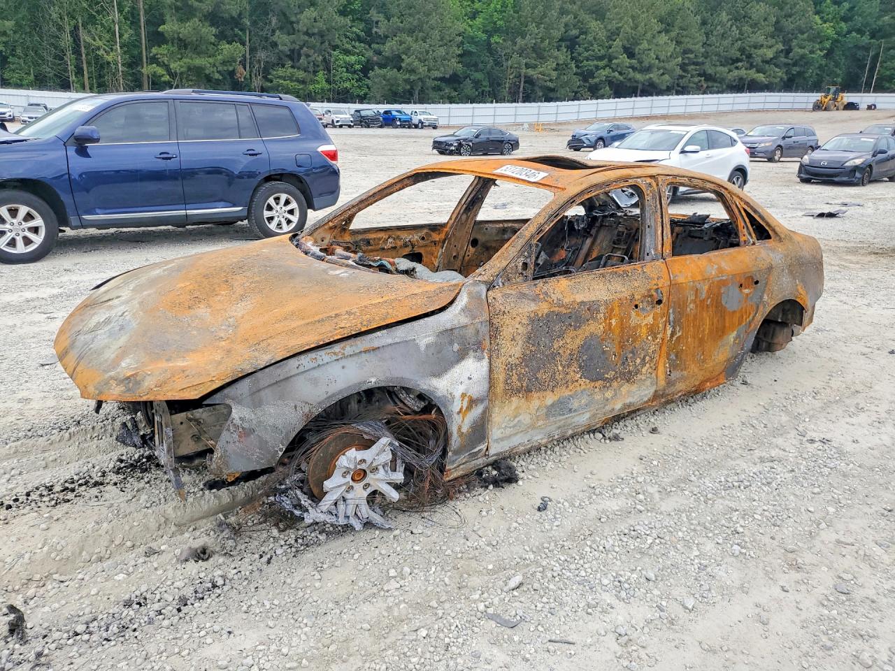 2016 Audi A4 Premium, VIN WAUAFAFL0GA012838 — Burn