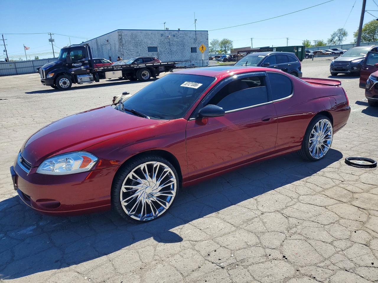 2007 Chevrolet Monte Carlo LT, VIN 2G1WK15K479375015 — Front end