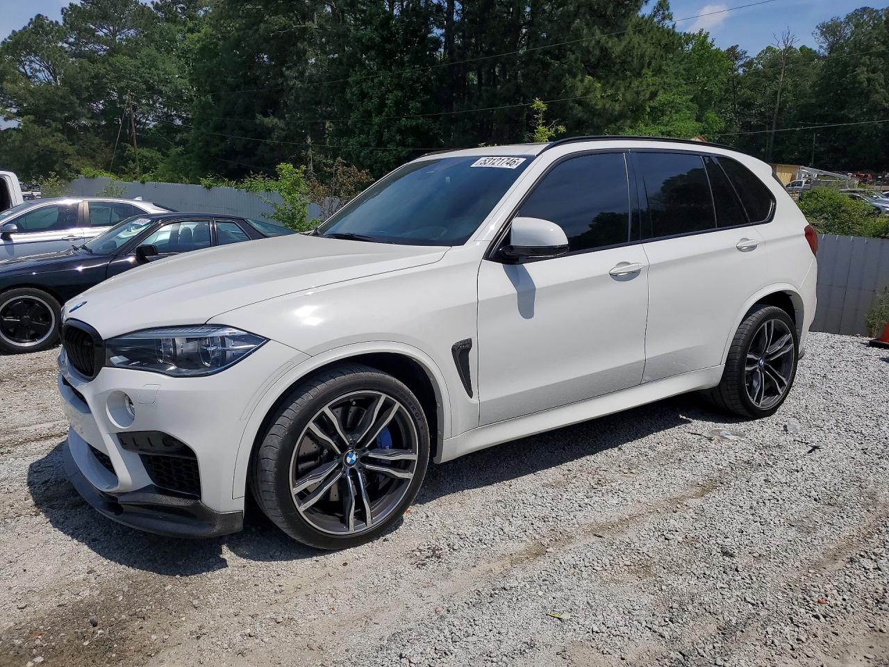 2016 BMW X5 M, VIN 5YMKT6C52G0R79273 — Rear end