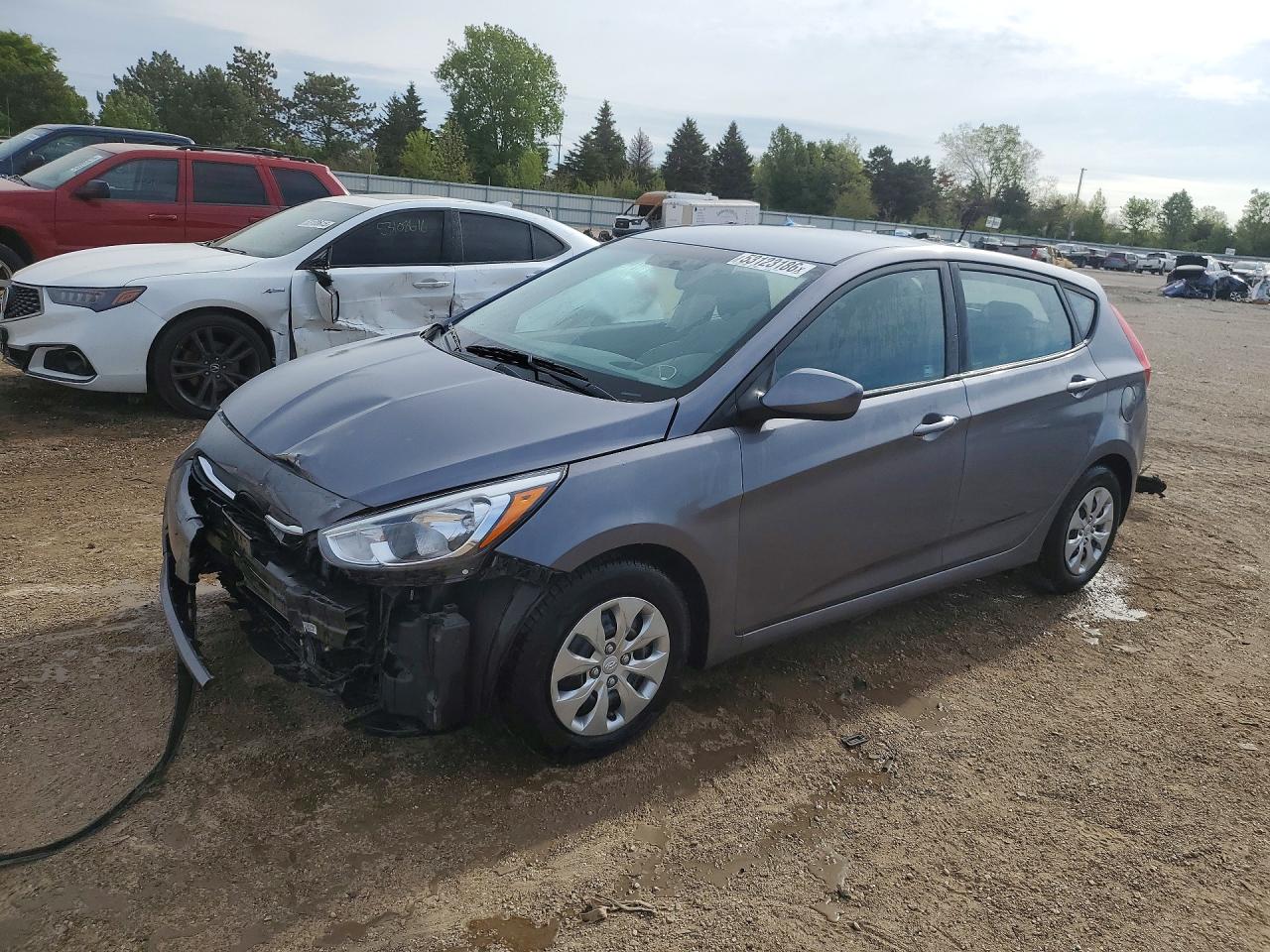 2017 Hyundai Accent SE, VIN KMHCT5AE4HU344202 — Front end