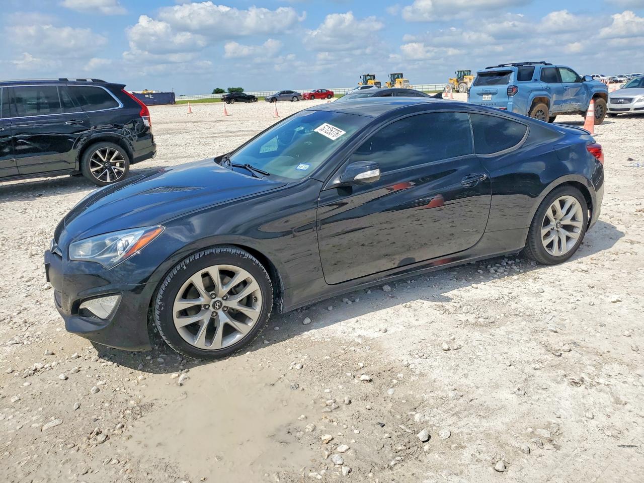 2015 Hyundai Genesis Coupe 3.8L Base, VIN KMHHT6KJ1FU127923 — Side