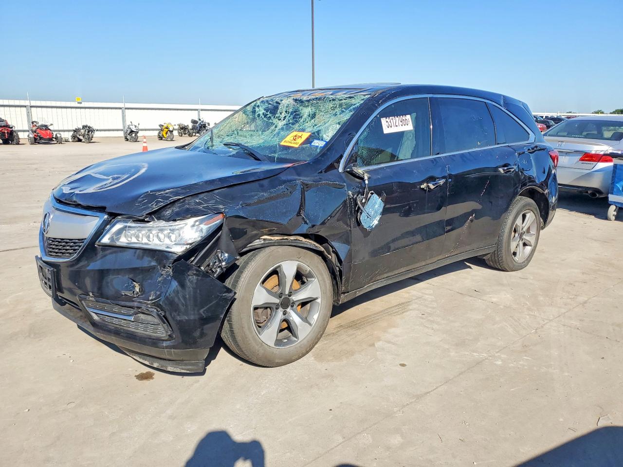 2016 Acura MDX, VIN 5FRYD3H28GB019162 — Rollover