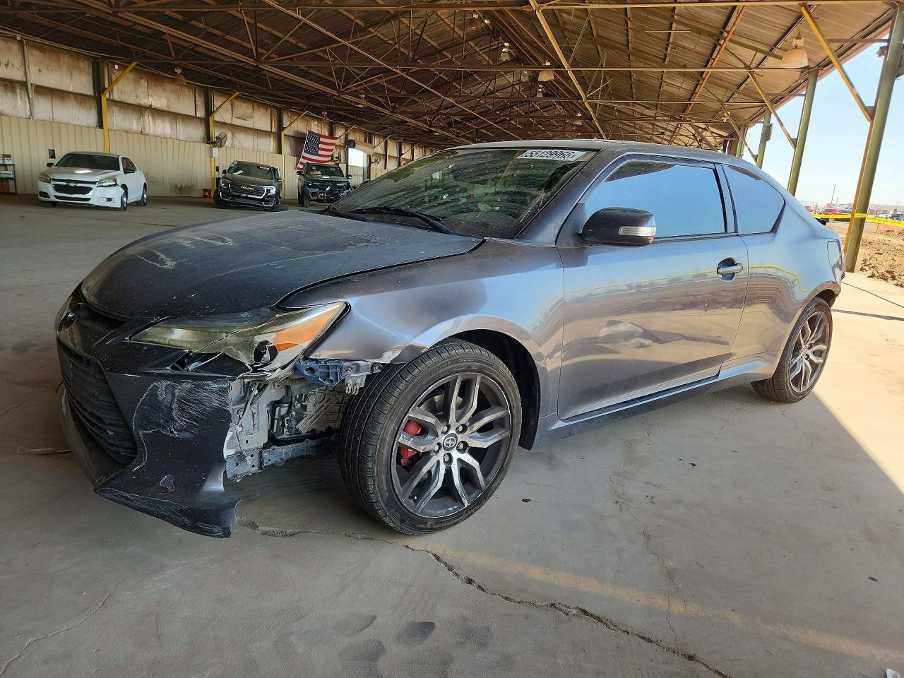 2014 Scion tC, VIN JTKJF5C72E3088377 — Rear end