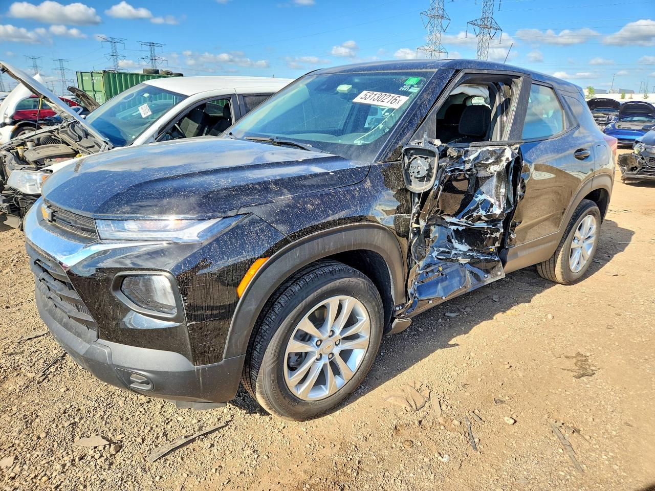 2021 Chevrolet TrailBlazer LS, VIN KL79MMS2XMB159875 — Side