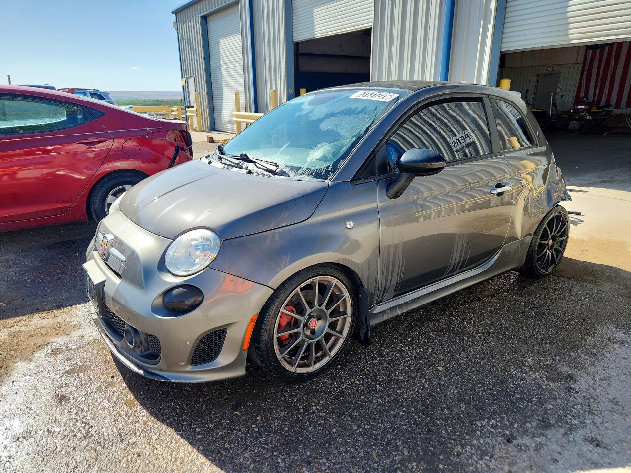 2013 FIAT 500 Abarth, VIN 3C3CFFJH7DT714546 — Minor dents and scratches