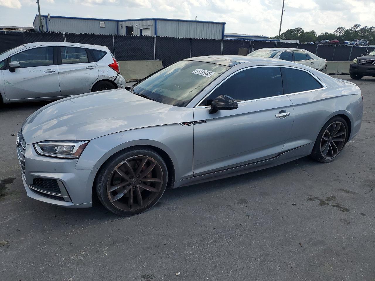 2018 Audi S5 Premium Plus, VIN WAUP4AF54JA017047 — Minor dents and scratches