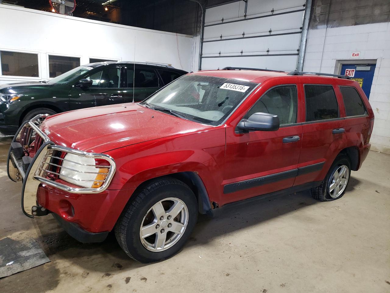 2005 Jeep Grand Cherokee Laredo, VIN 1J4GR48K25C684695 — Rear end