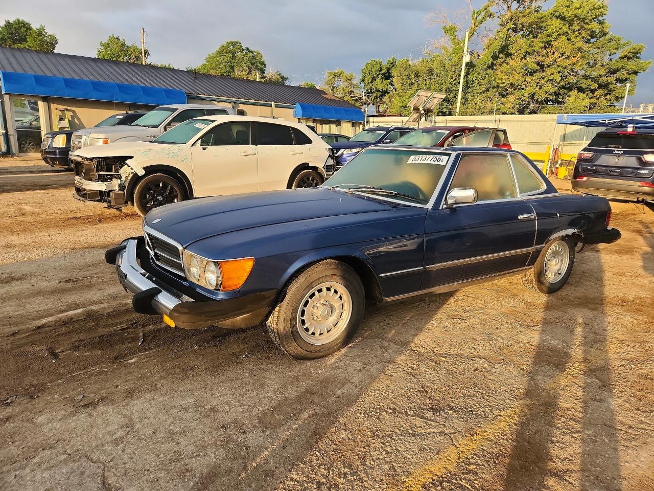 1984 Mercedes-Benz 380 SL, VIN WDBBA45A1EA001527 — Hail