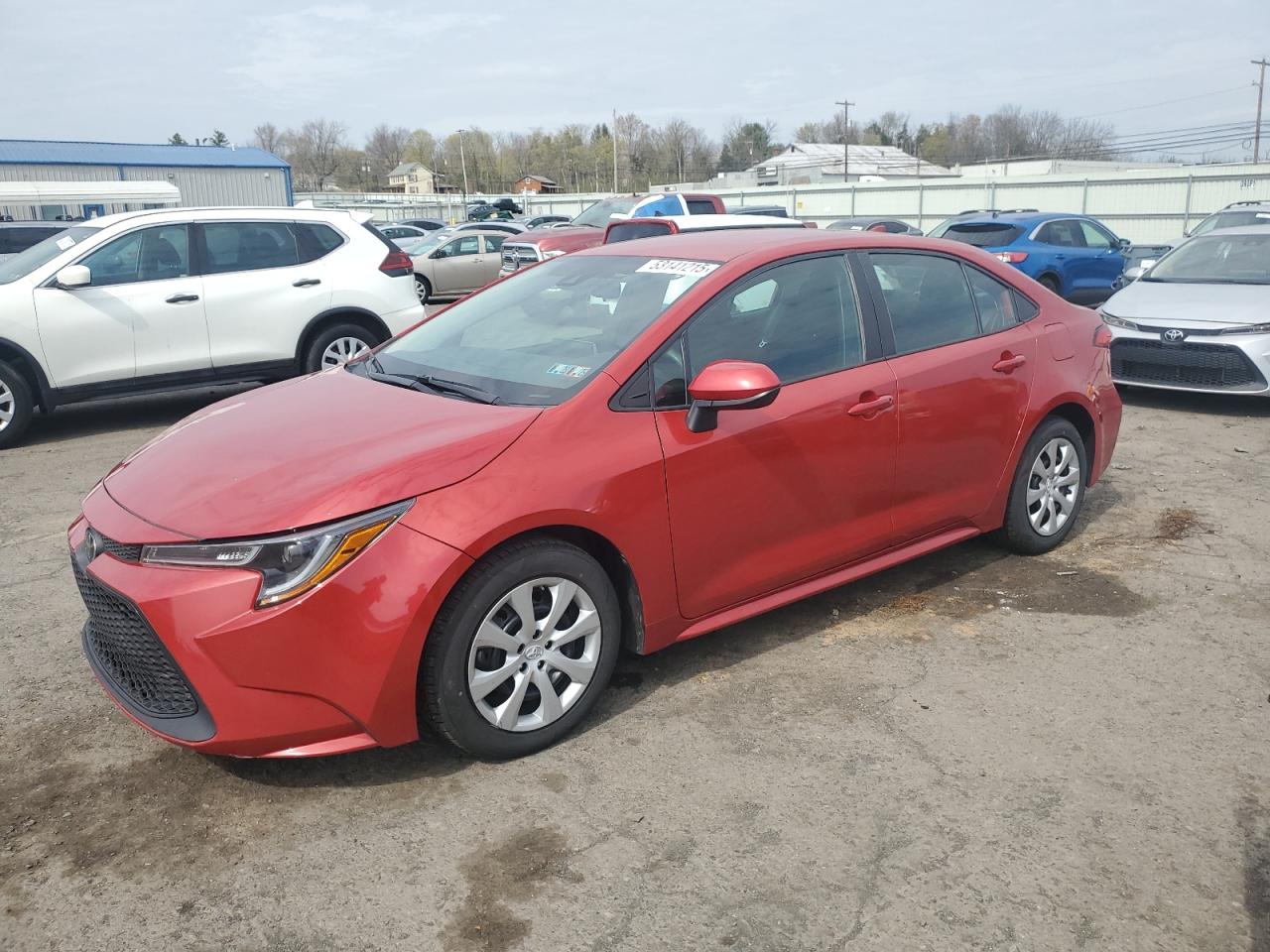 2021 Toyota Corolla LE, VIN 5YFEPMAEXMP166511 — Мелкие вмятины и царапины
