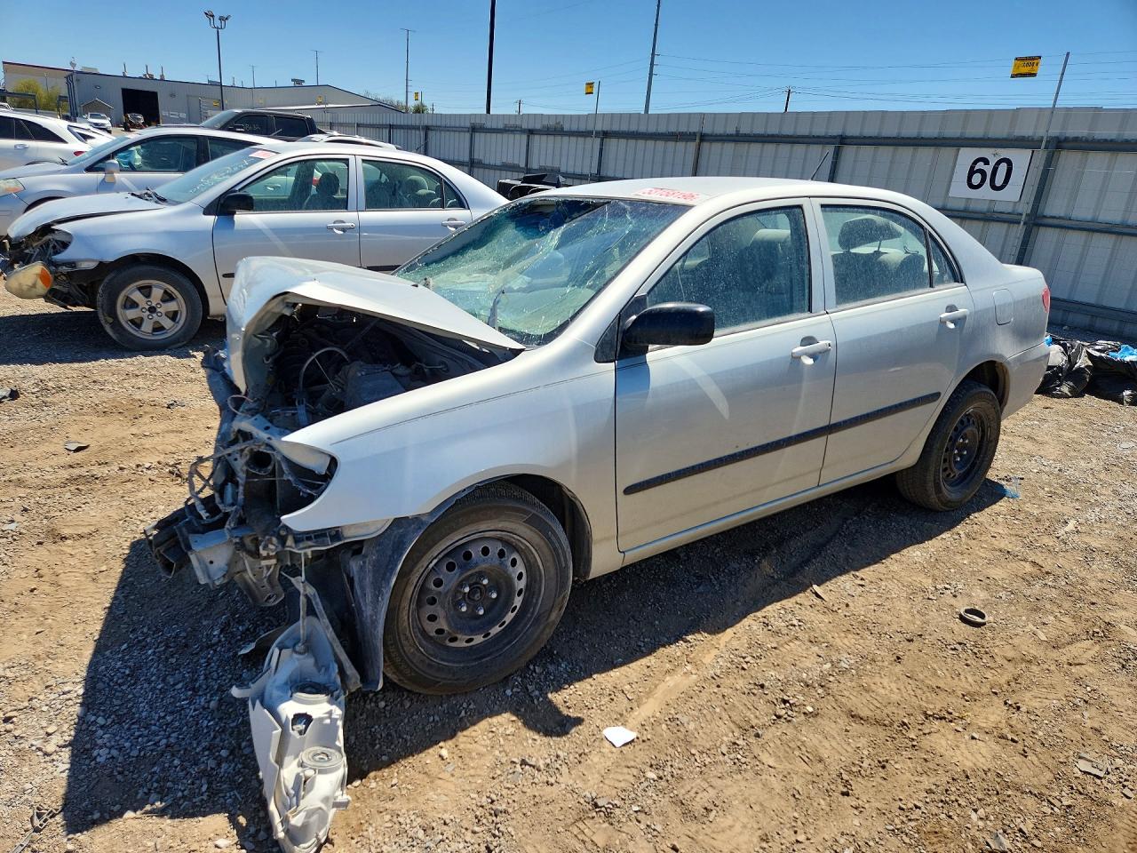 2003 Toyota Corolla CE, VIN 1NXBR32E33Z063076 — Front end