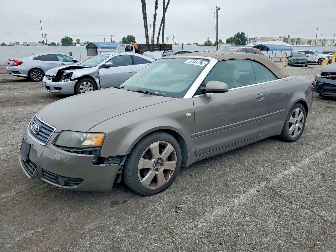 2004 Audi A4 3.0L, VIN WAUDT48H34K007610 — Front end