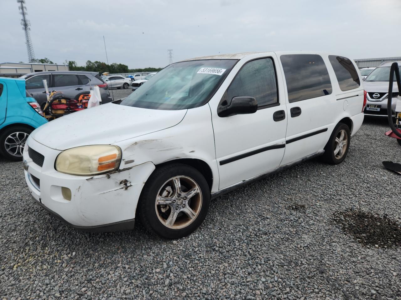 2005 Chevrolet Uplander, VIN 1GNDV03L85D274577 — Front end