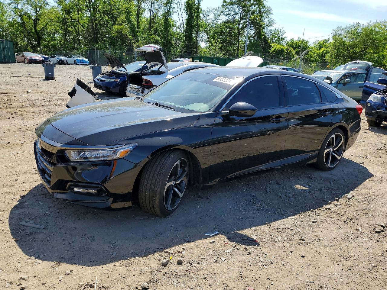2018 Honda Accord Sport, VIN 1HGCV1F38JA133382 — Missing or altered VIN