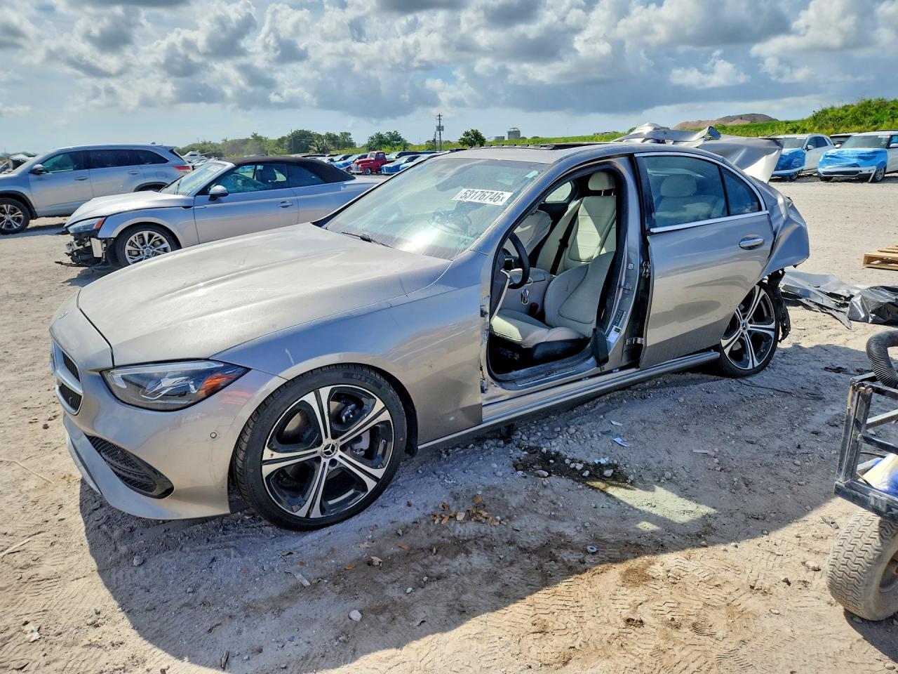 2024 Mercedes-Benz C 300, VIN W1KAF4GB1RR234406 — Rear end