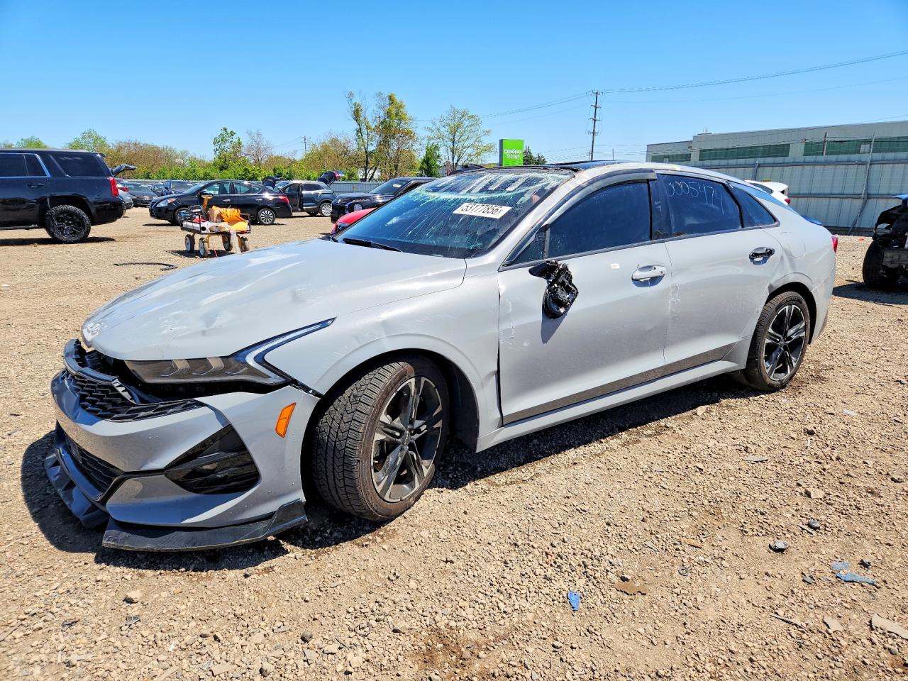 2023 Kia K5 GT-Line, VIN 5XXG64J26PG214522 — Rollover