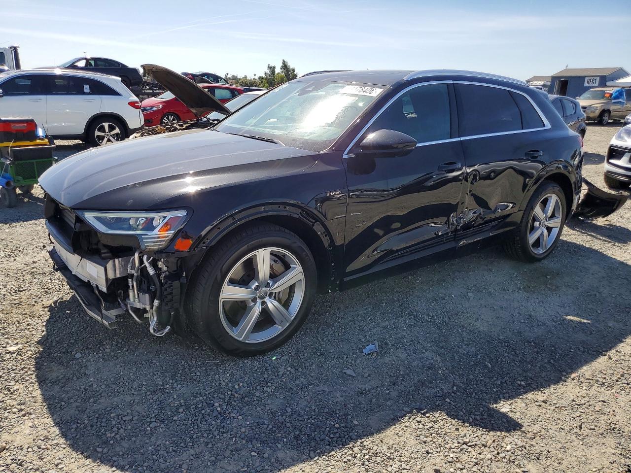 2019 Audi e-tron Prestige, VIN WA1VABGE6KB020531 — Перед