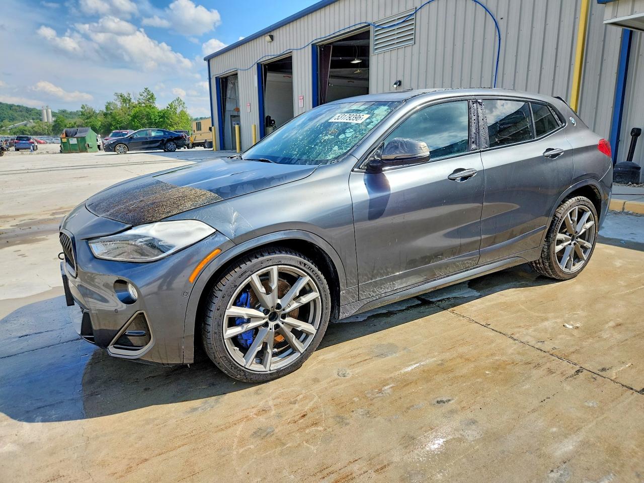 2020 BMW X2 M35i, VIN WBXYN1C09L5P50903 — Пожар