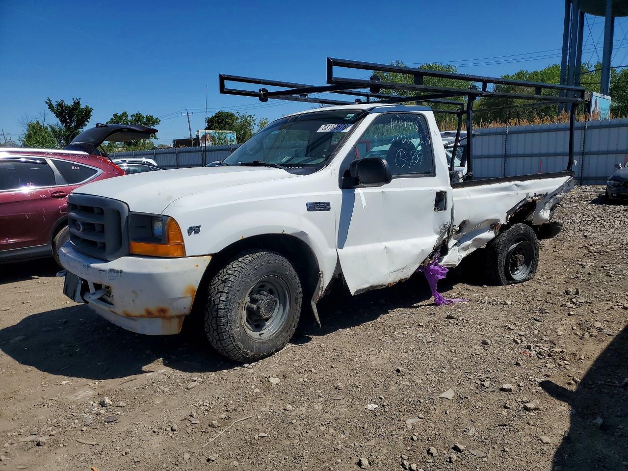 2001 Ford F-350, VIN 3FTSF30L51MA86696 — Rear end