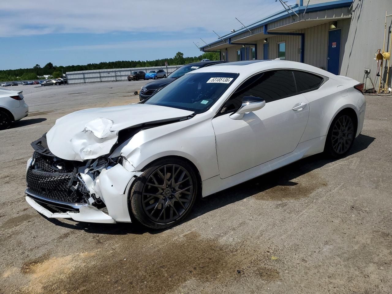 2019 Lexus RC 350, VIN JTHHZ5BC8K5021101 — Перед