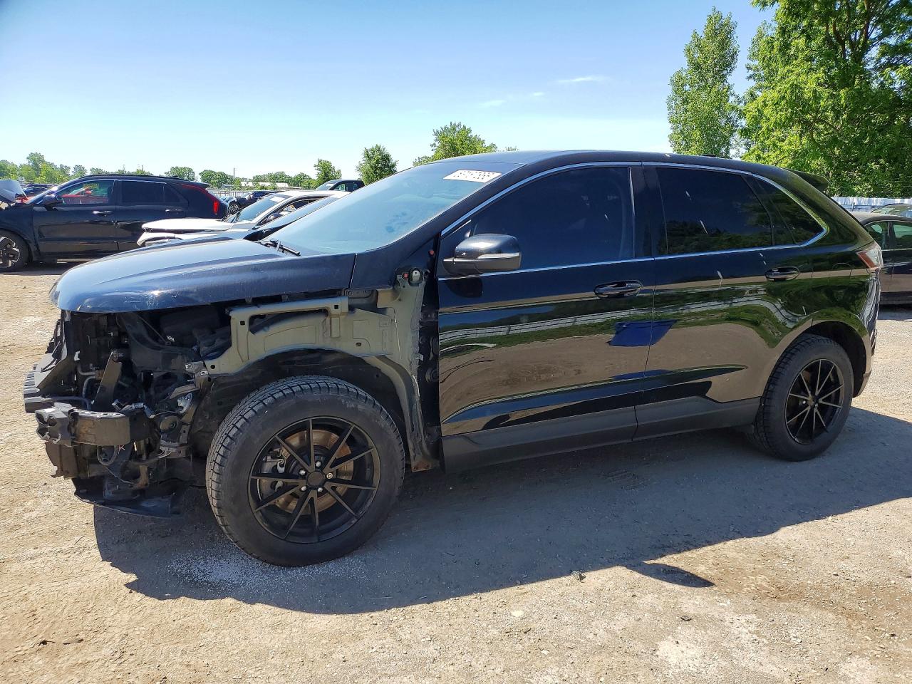 2017 Ford Edge SEL, VIN 2FMPK4J9XHBC19082 — Front end