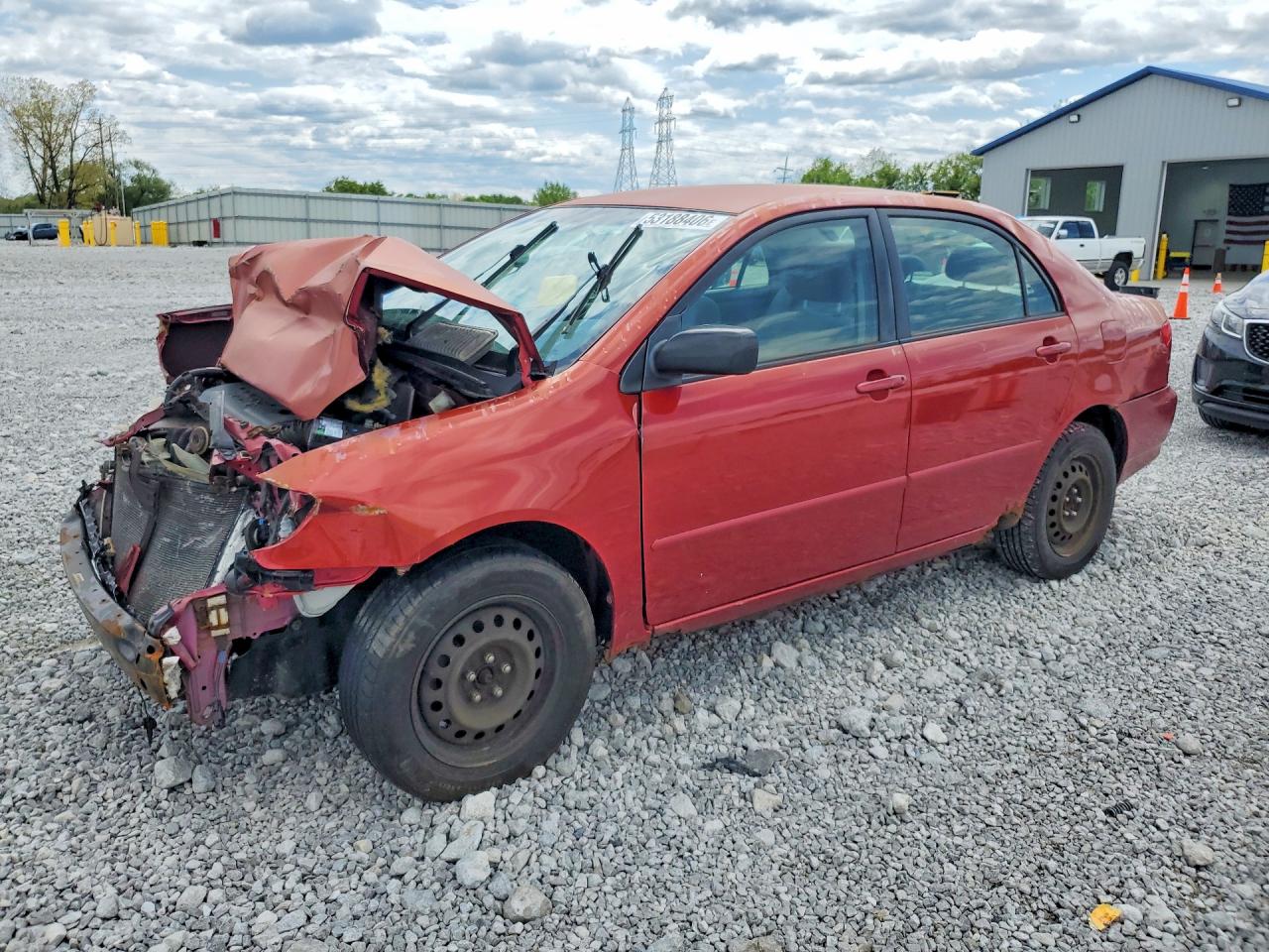 2005 Toyota Corolla LE, VIN JTDBR32E052053964 — Front end