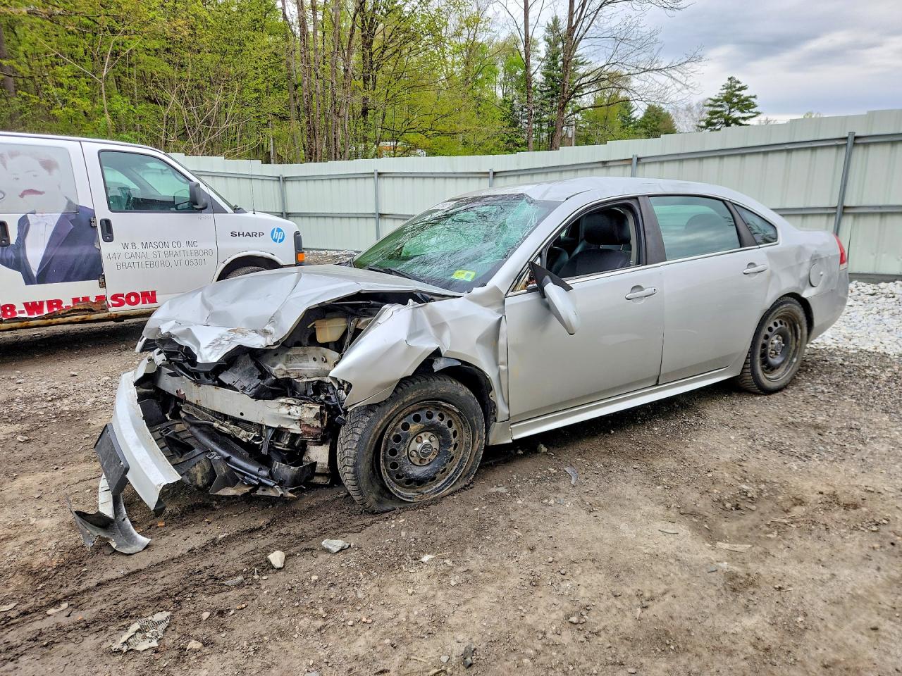 2016 Chevrolet Impala Police Police, VIN 2G1WD5E39G1146578 — Front end