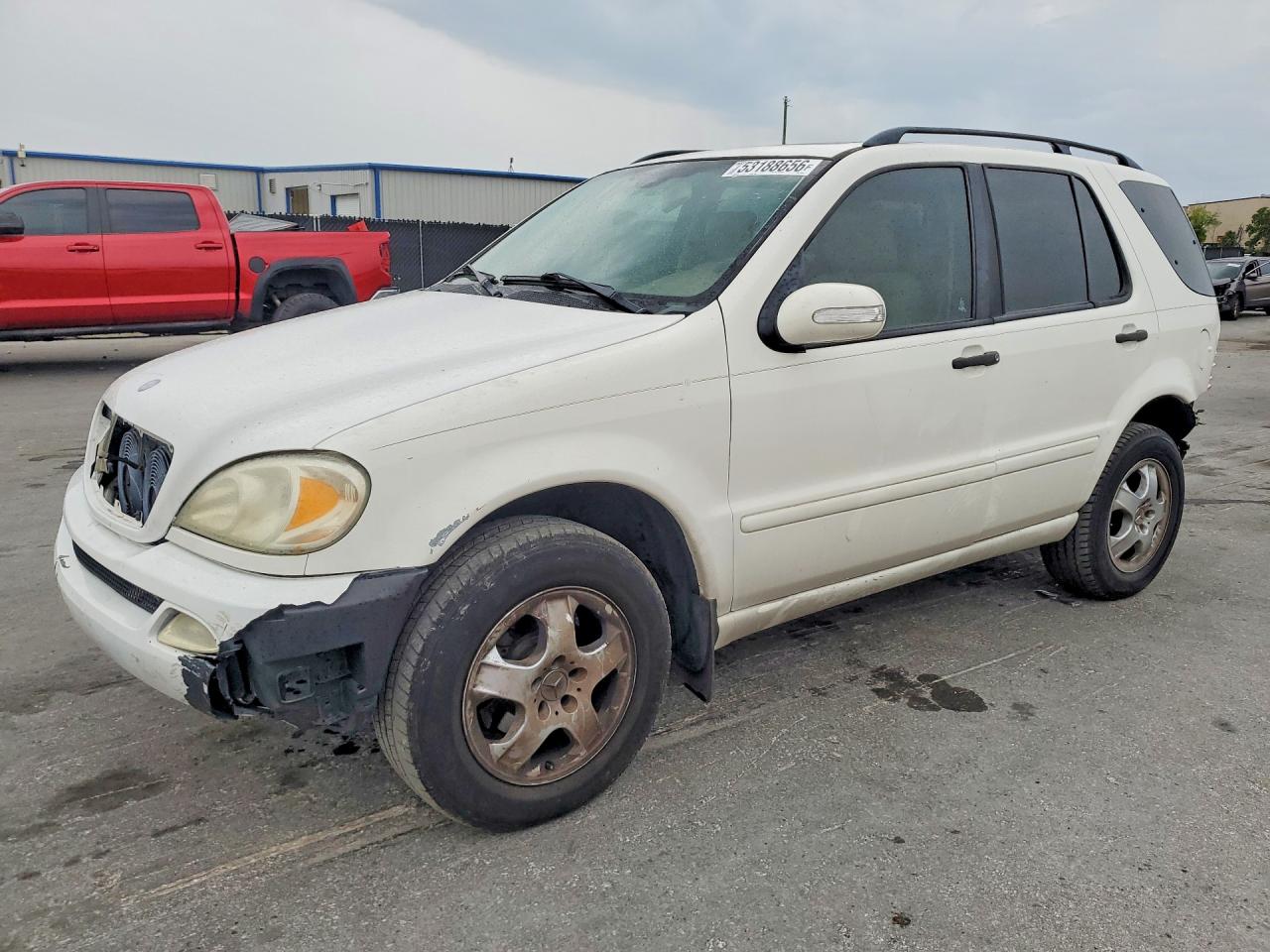 2004 Mercedes-Benz M 350, VIN 4JGAB57E24A490627 — Rear end