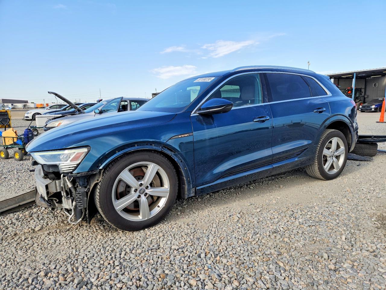 2019 Audi e-tron Premium Plus, VIN WA1LABGE3KB015343 — Front end