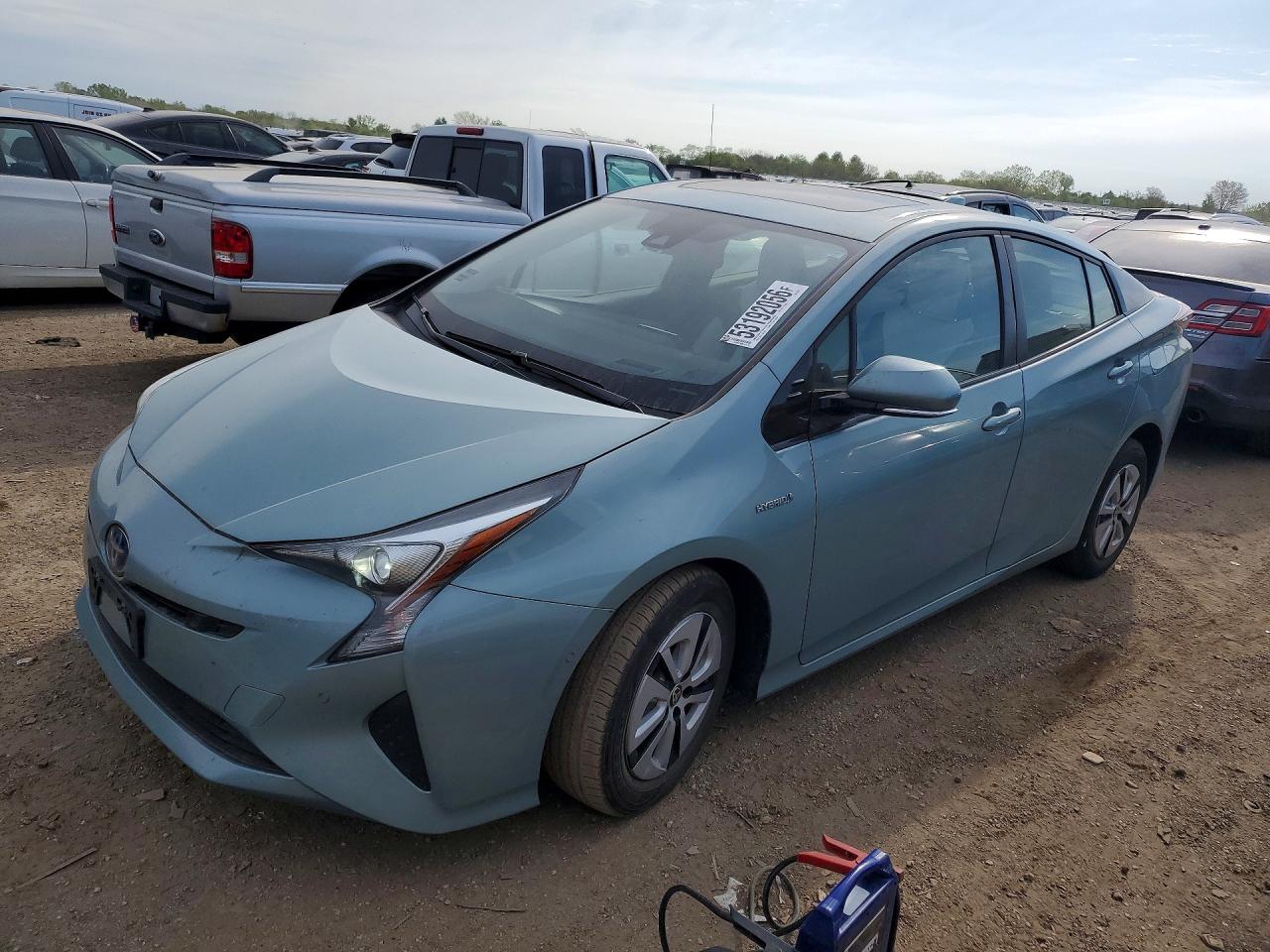 2018 Toyota Prius Three, VIN JTDKARFU5J3061882 — Rear end