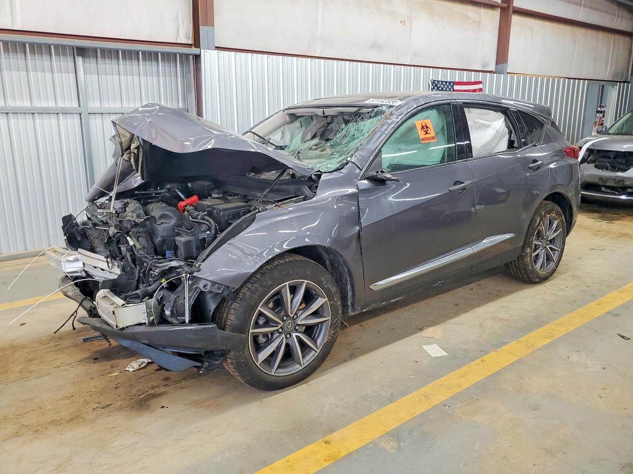 2019 Acura RDX Technology, VIN 5J8TC2H57KL026176 — Опрокидывание