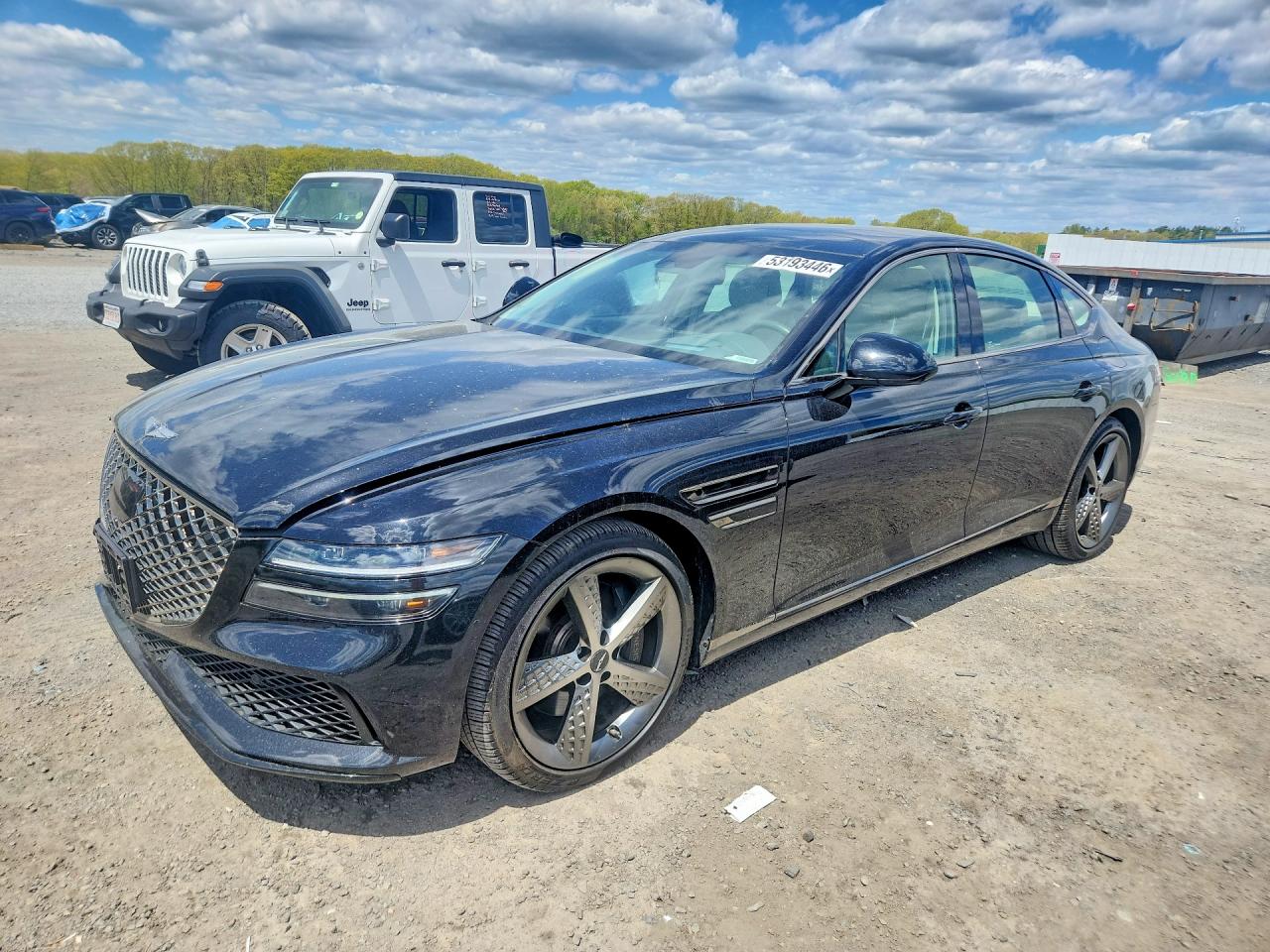 2024 Genesis G80 Sport, VIN KMTGB4SD0RU227213 — Side