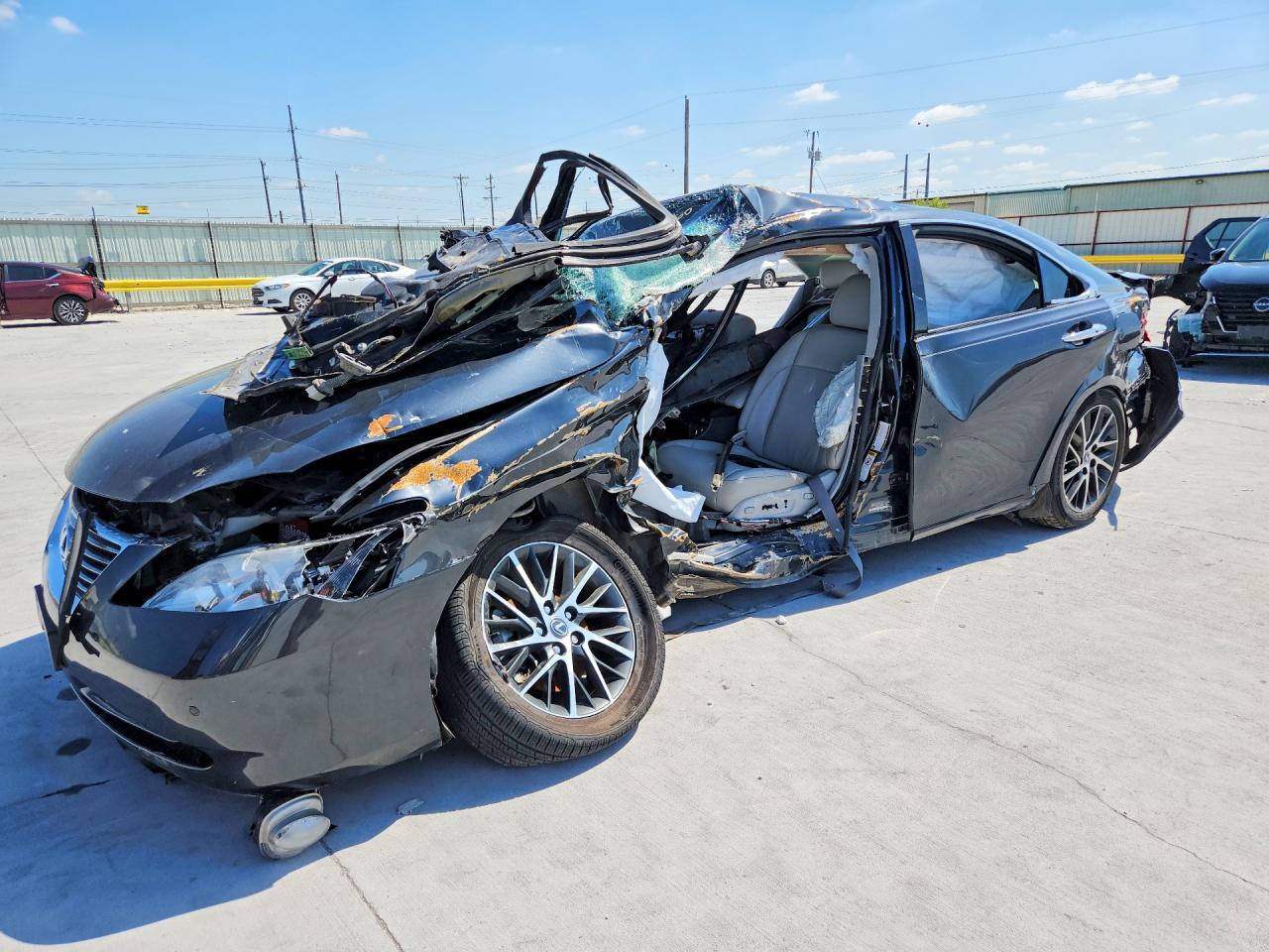 2008 Lexus ES 330, VIN JTHBJ46G182240268 — Опрокидывание