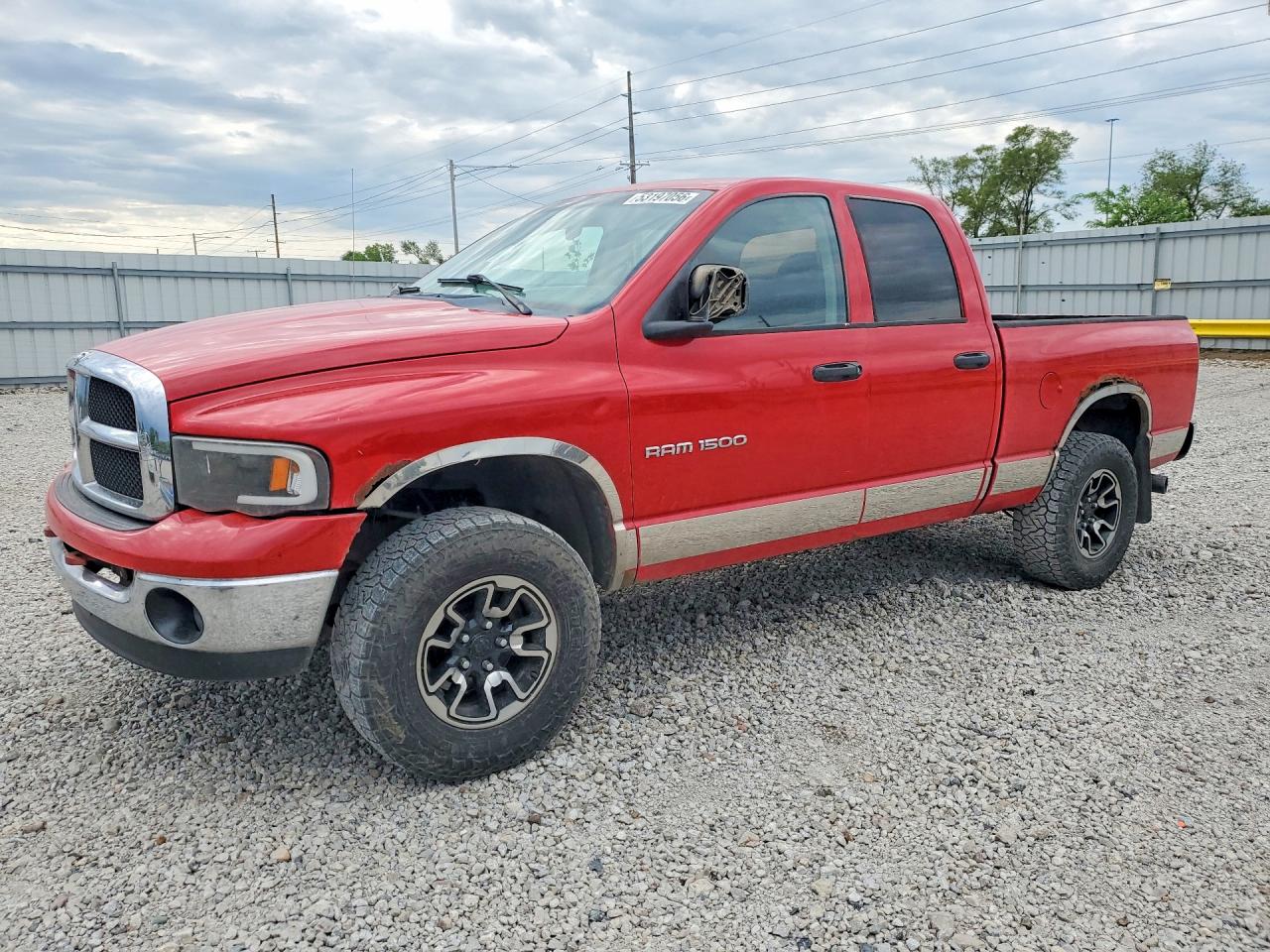 2005 Dodge 1500 SLT, VIN 1D7HU18N55J634280 — Hail