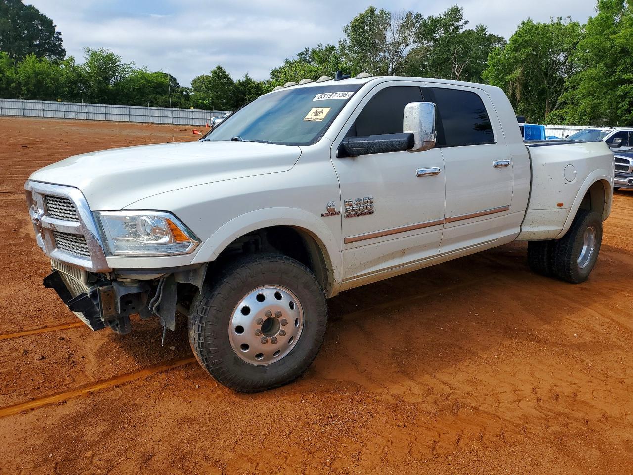 2018 Ram 3500 Laramie, VIN 3C63RRML9JG335340 — Front end
