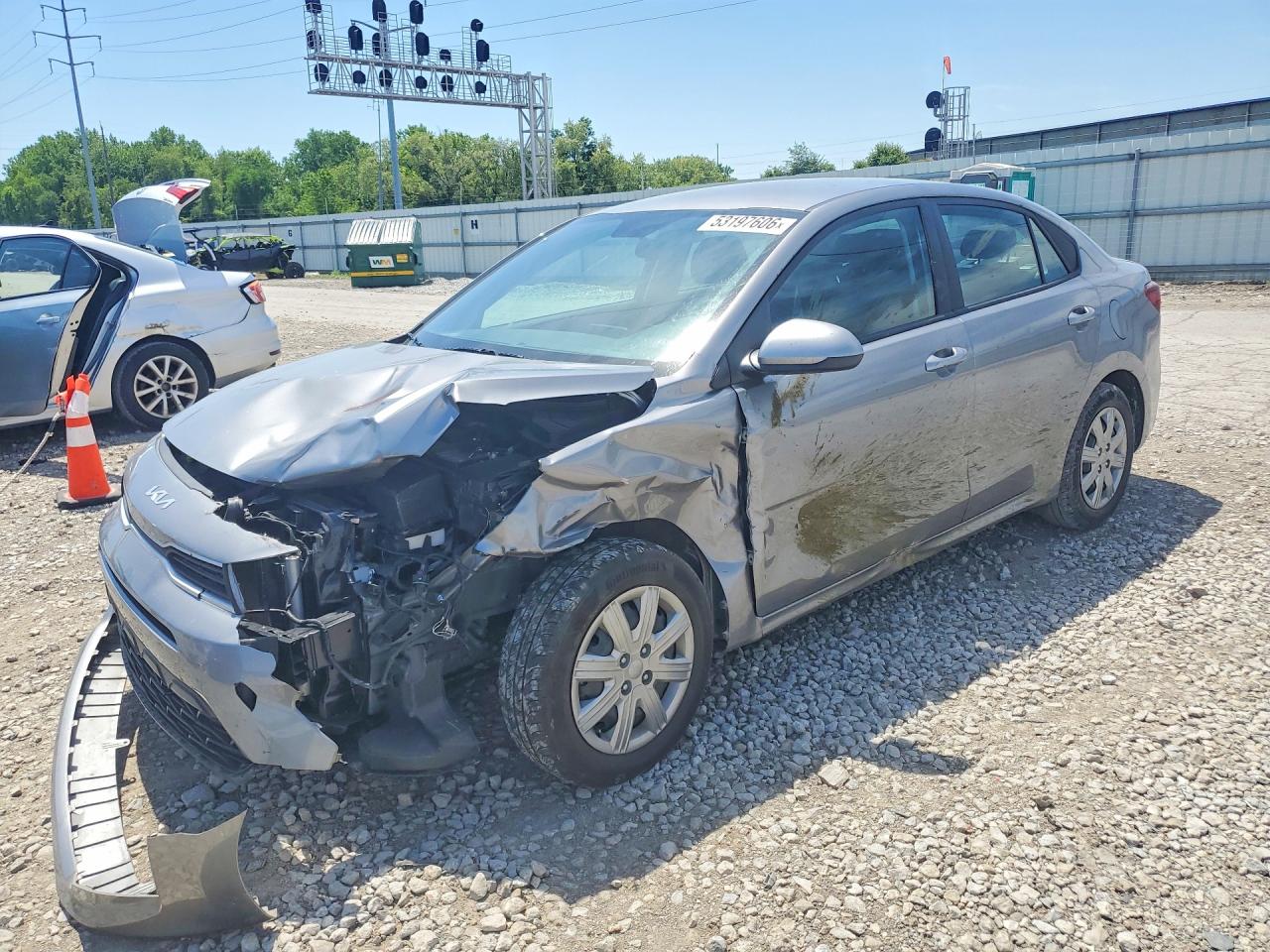 2023 Kia Rio LX, VIN 3KPA24AD7PE604069 — Front end