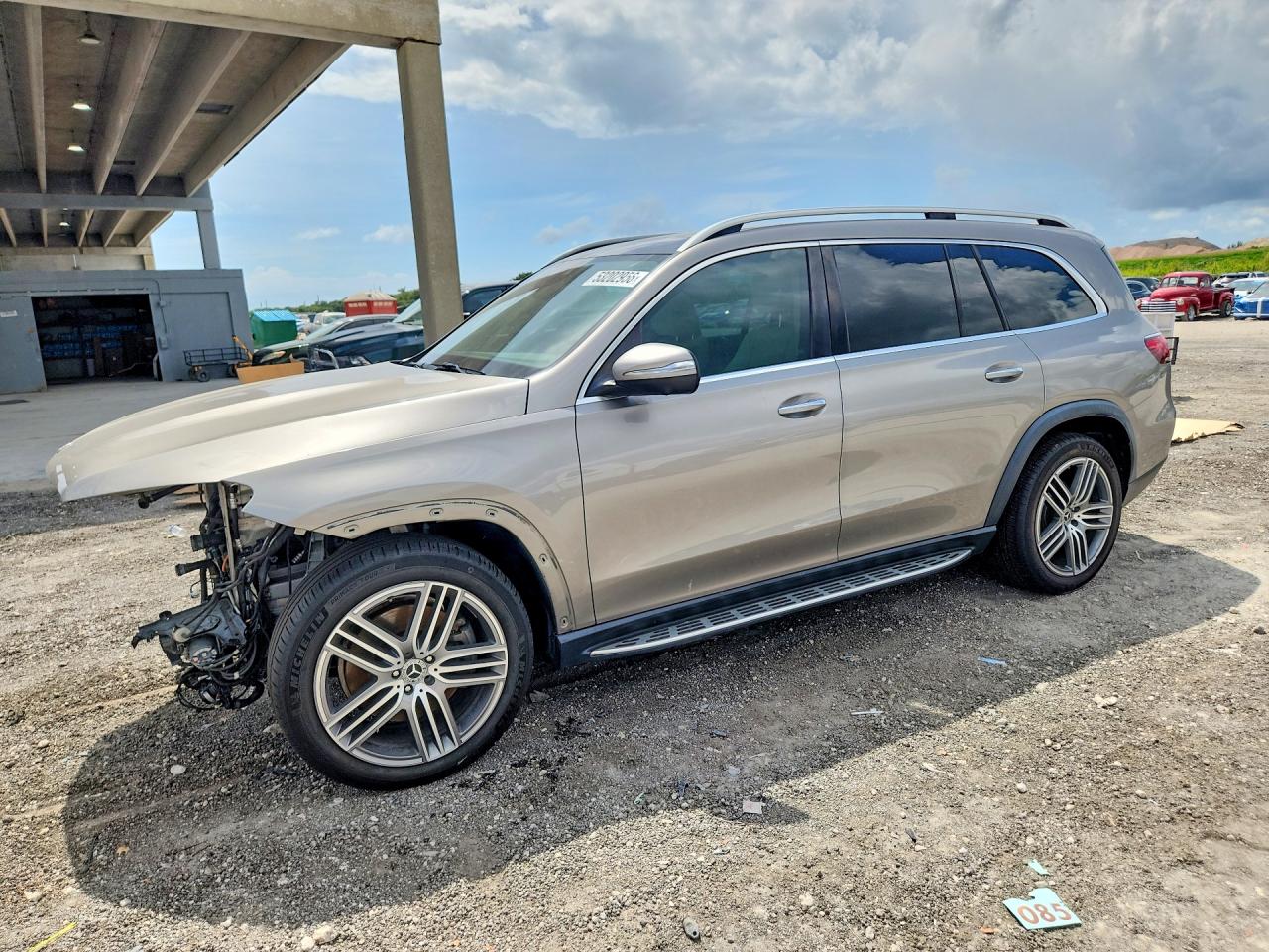 2021 Mercedes-Benz GLS 450, VIN 4JGFF5KE7MA412457 — Auction photo