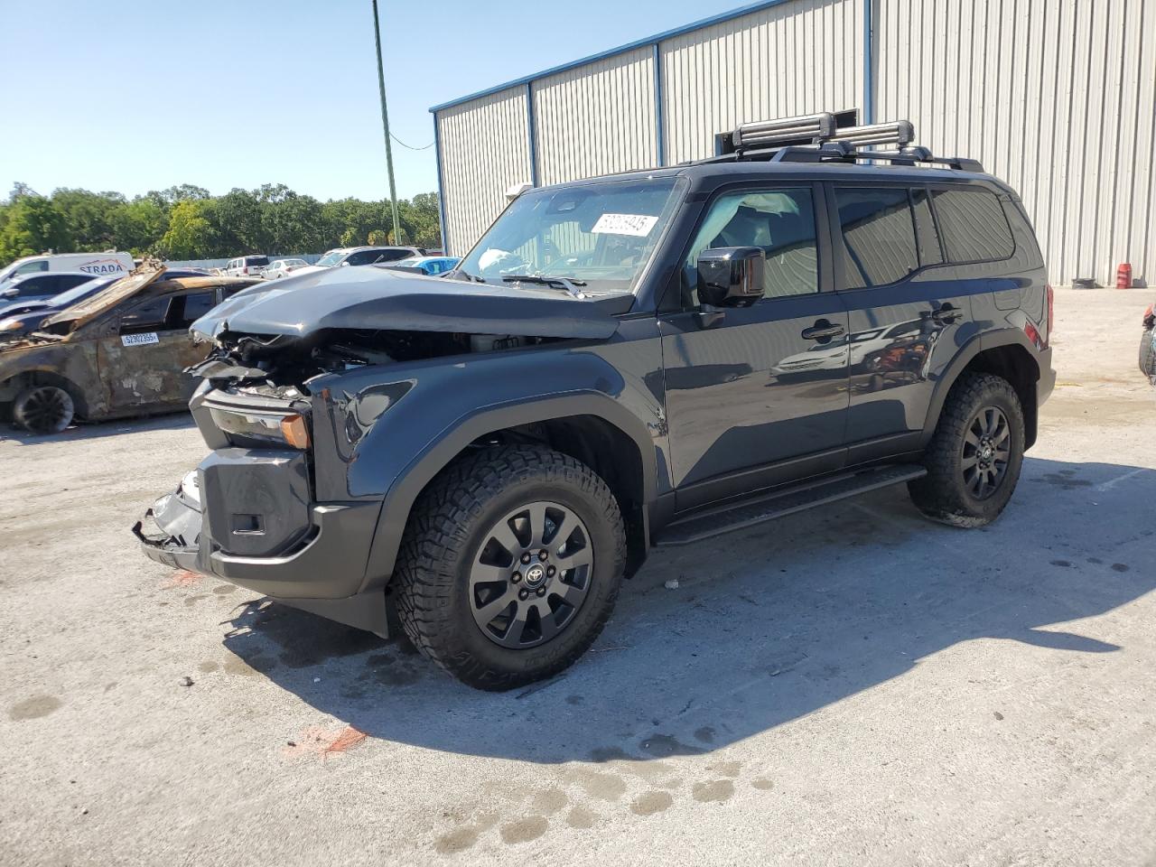 2025 Toyota Land Cruiser 1958 Edition, VIN JTEABFAJ0S5011915 — Front end